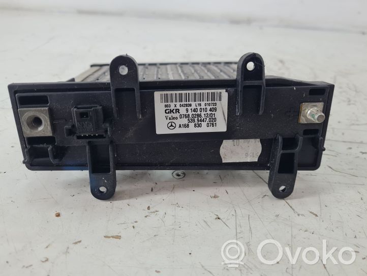 Mercedes-Benz A W168 Radiateur électrique de chauffage auxiliaire A1688300761