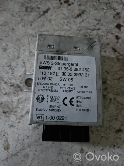 BMW 5 E39 Unidad de control/módulo inmovilizadora 61358382452