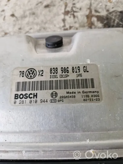 Volkswagen PASSAT B5.5 Sterownik / Moduł ECU 038906019GL