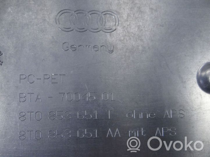 Audi A5 8T 8F Grille calandre supérieure de pare-chocs avant 8T0853651S
