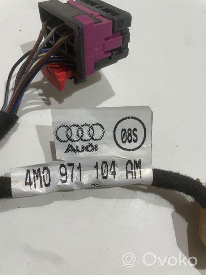 Audi Q7 4M Wiązka przewodów czujnika parkowania PDC 4M0971104AM