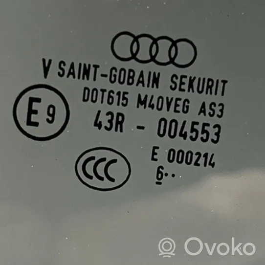 Audi Q5 SQ5 Szyba drzwi tylnych 43R004553