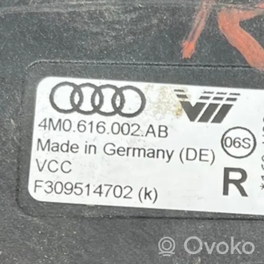 Audi Q7 4M Galinė pneumatinė (oro) pagalvė 4M0616002AB