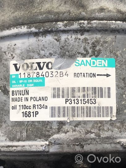 Volvo V60 Oro kondicionieriaus kompresorius (siurblys) P31315453