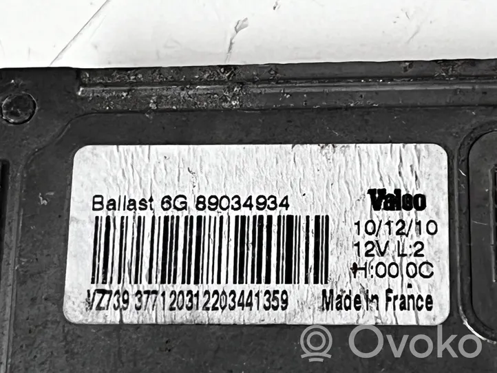 Opel Vectra C Xenon valdymo blokas 6G89034934