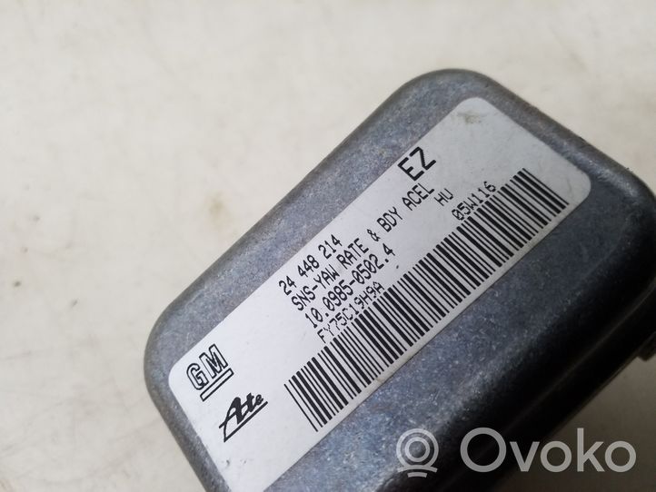 Opel Zafira B ESP (stability system) control unit 24448214