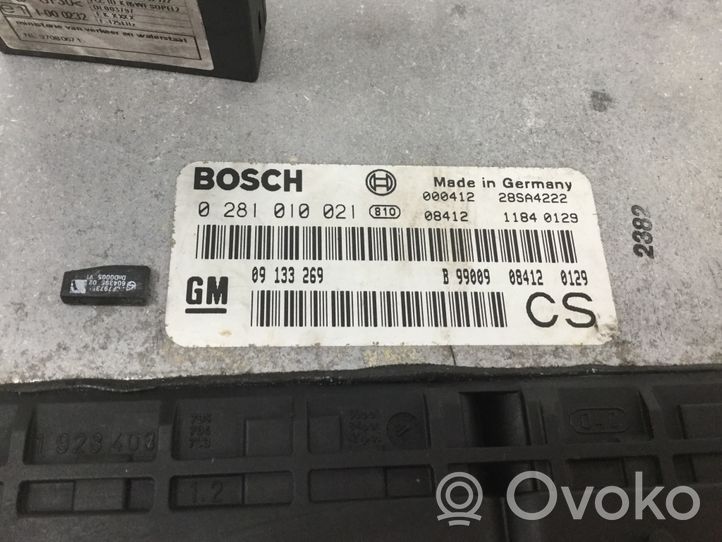 Opel Zafira A Komputer / Sterownik ECU i komplet kluczy 