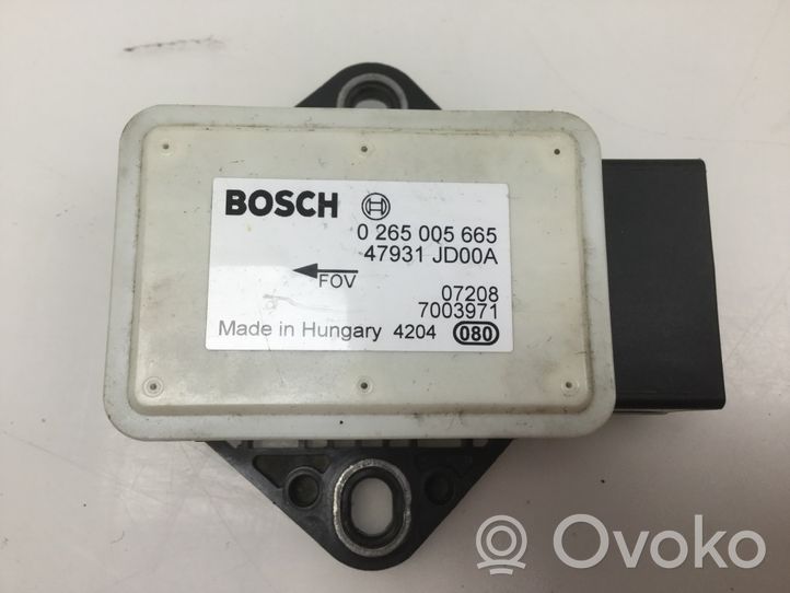 Nissan Qashqai Aktiivijousituksen ohjainlaite (ESP) 47931JD00A