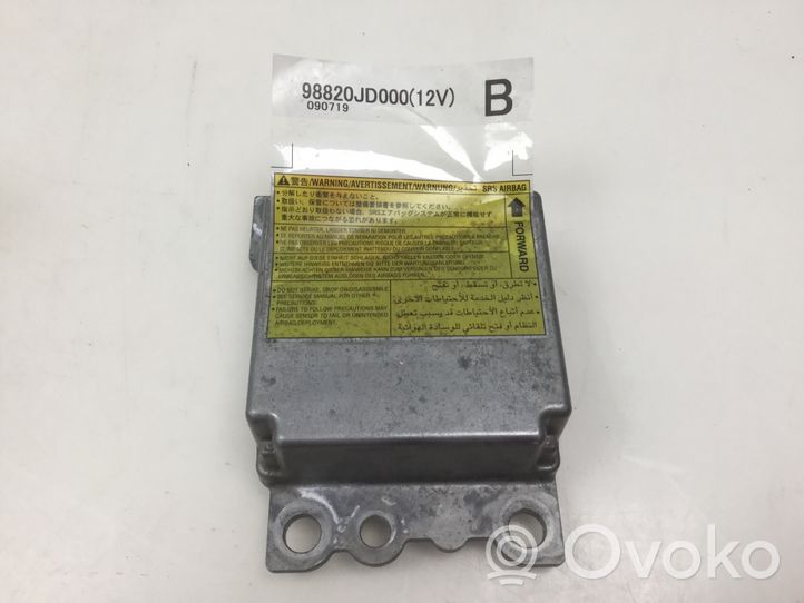 Nissan Qashqai Turvatyynyn ohjainlaite/moduuli 98820JD000