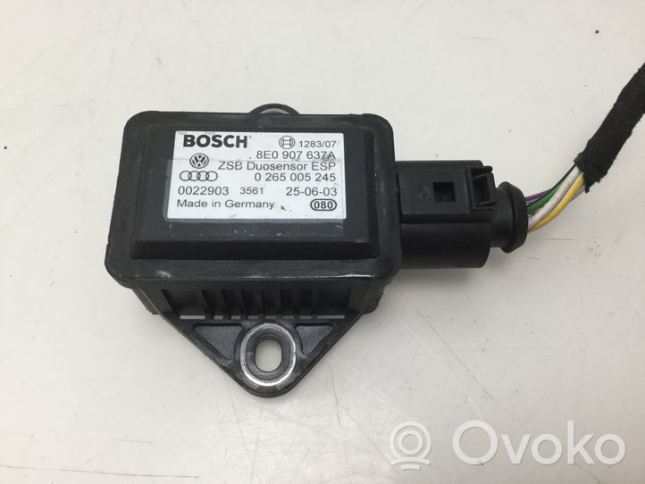 Audi A4 S4 B6 8E 8H ESP (stabilumo sistemos) valdymo blokas 8E0907637A