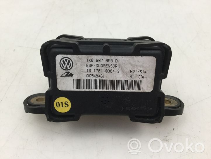 Volkswagen Golf V Aktiivijousituksen ohjainlaite (ESP) 1K0907655D