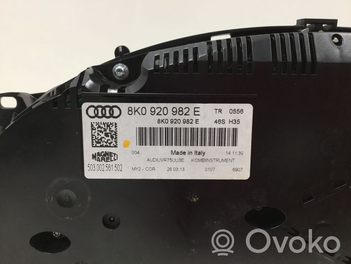 Audi A4 S4 B8 8K Nopeusmittari (mittaristo) 8K0920982E