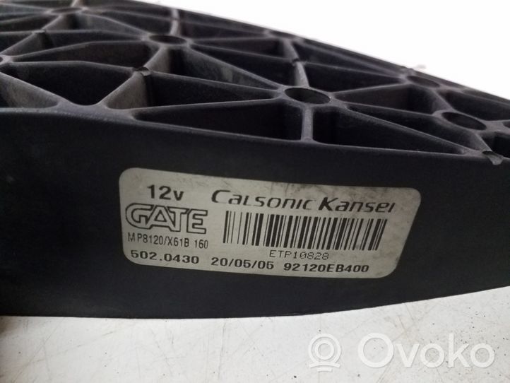 Nissan Pathfinder R51 Kale ventilateur de radiateur refroidissement moteur 