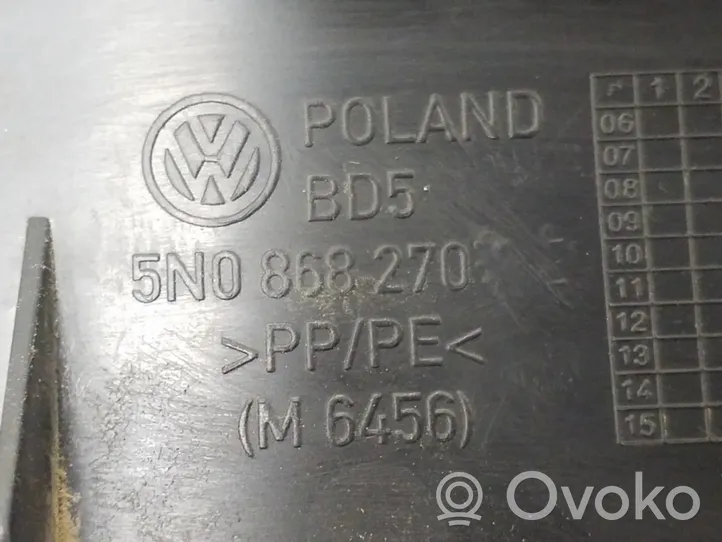 Volkswagen Tiguan Copertura del rivestimento del sottoporta posteriore 5N0868270