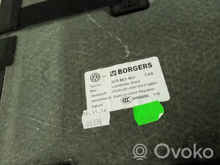 Volkswagen PASSAT B8 Trunk/boot mat liner 3G9863463