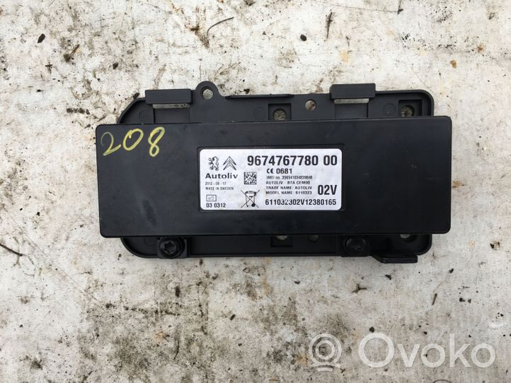 Peugeot 208 Bluetooth Modul Steuergerät 9674767780