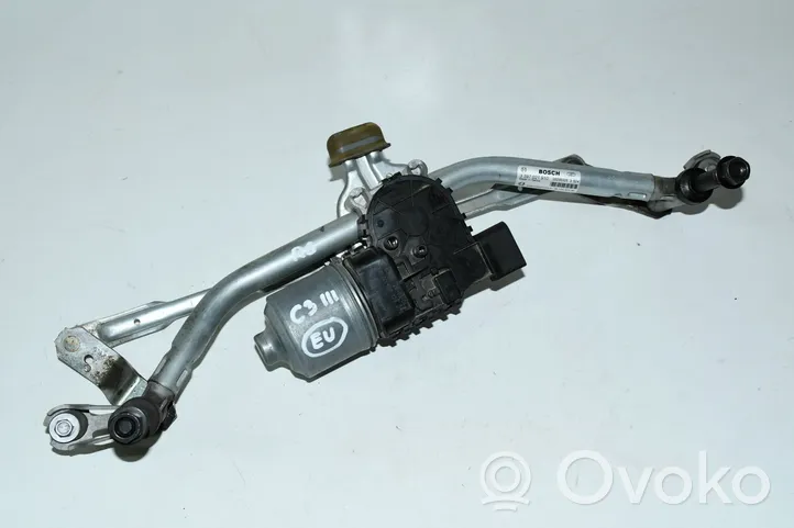 Citroen C3 Front wiper linkage and motor 9815497780