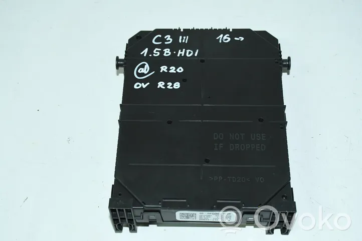 Citroen C3 Module de fusibles 9830790580