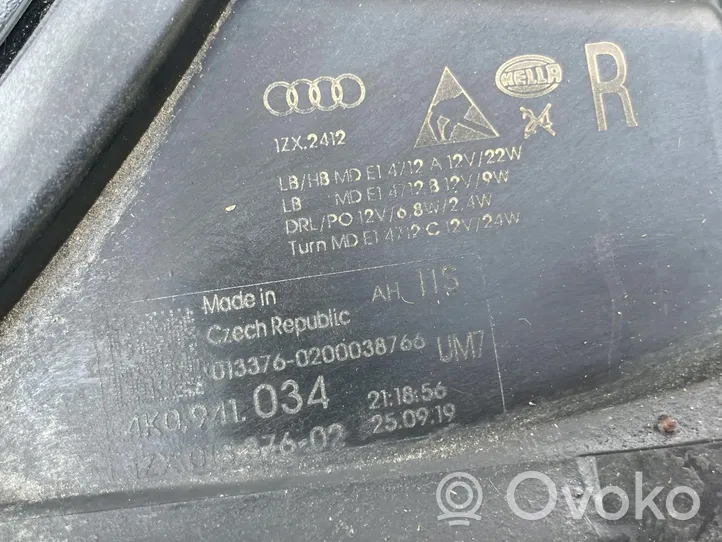 Audi A6 S6 C8 4K LED-päiväajovalo 4K0941034