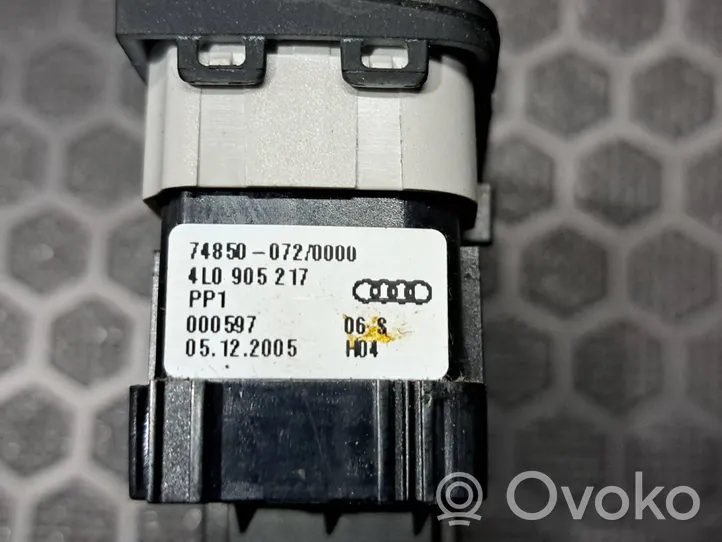 Audi Q7 4L Interruttore a pulsante start e stop motore 4L0905217