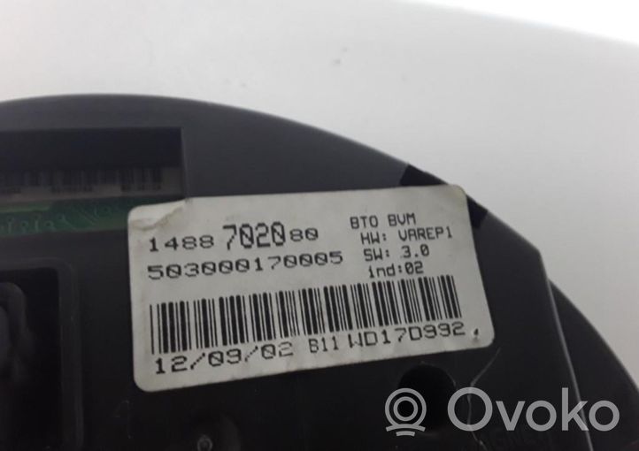 Citroen C8 Spidometras (prietaisų skydelis) 1488702080