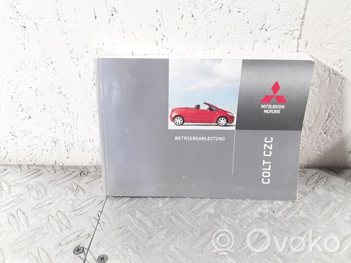 Mitsubishi Colt CZ3 Libretto di servizio dei proprietari 