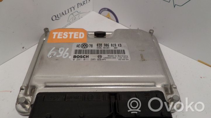 Volkswagen PASSAT B5.5 Sterownik / Moduł ECU 038906019KD