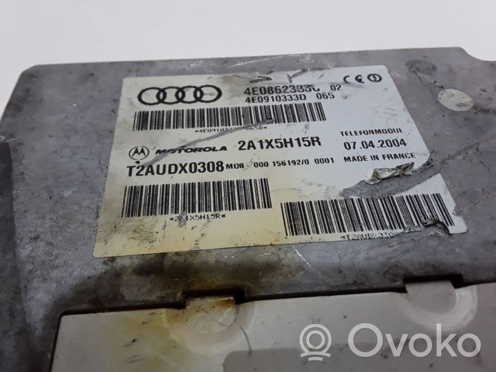 Audi A8 S8 D2 4D Unité de commande, module téléphone 4E0862330