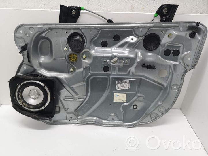 Volkswagen Polo III 6N 6N2 6NF Mechaninis priekinio lango pakėlimo mechanizmas 604837756