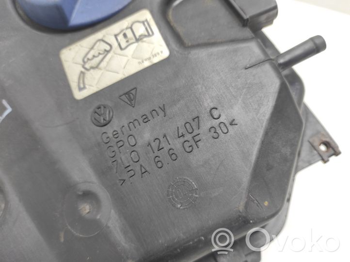 Volkswagen Touareg I Coolant expansion tank/reservoir 7L0121407