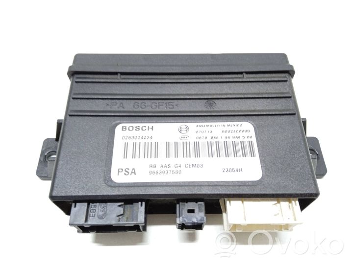 Citroen C4 Grand Picasso Parking PDC control unit/module 9663937580