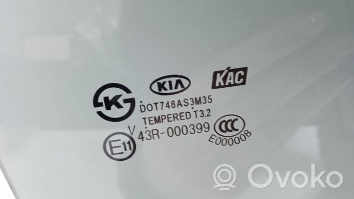 KIA Rio Vitre de fenêtre porte arrière 43R000399