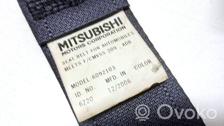 Mitsubishi Outlander Ceinture de sécurité arrière 6092103