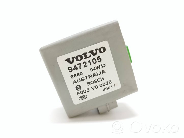 Volvo S80 Alarm control unit/module 9472105