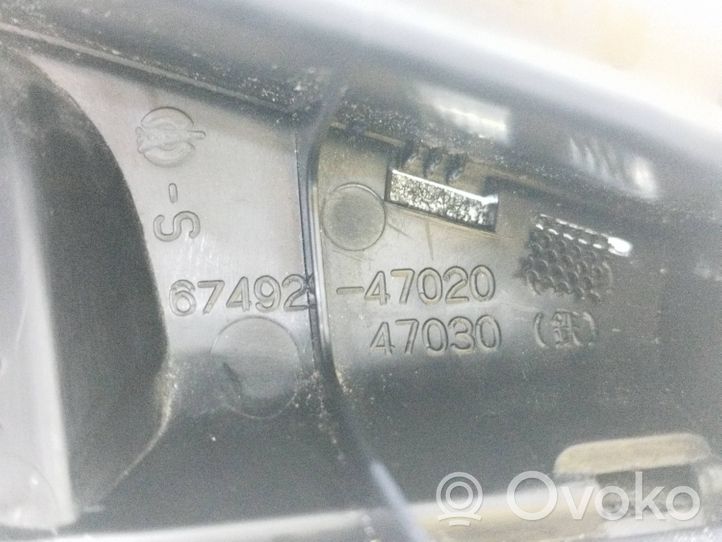Toyota Prius (XW20) Głośnik wysokotonowy drzwi przednich 6749247020