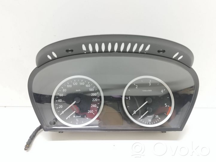 BMW 5 E60 E61 Compteur de vitesse tableau de bord 6958600