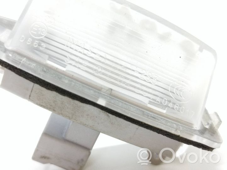 Peugeot iOn Lampa oświetlenia tylnej tablicy rejestracyjnej A046017