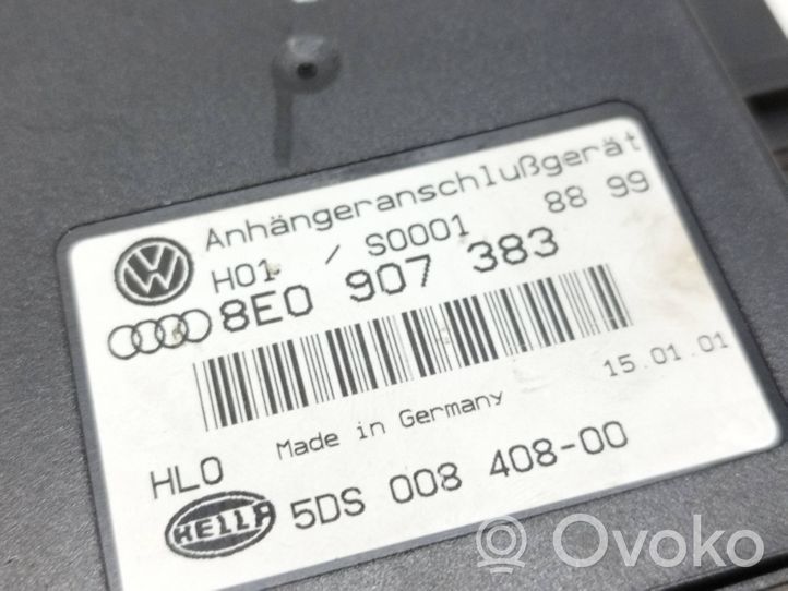 Audi A4 S4 B6 8E 8H Module de contrôle crochet de remorque 8E0907383