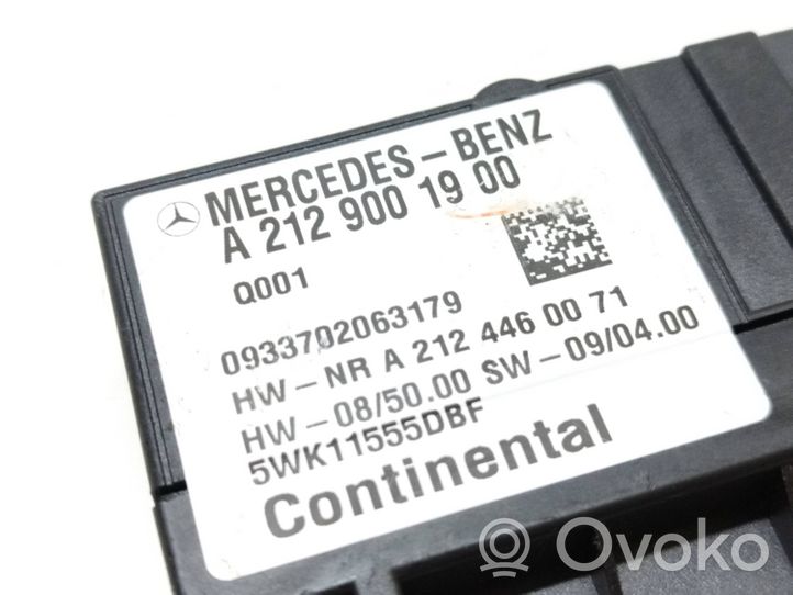 Mercedes-Benz GL X164 Unité de commande / module de pompe à carburant A2129001900