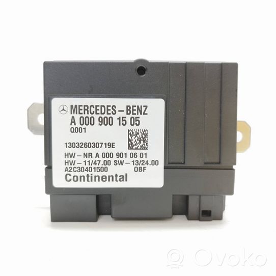 Mercedes-Benz S W222 Unité de commande / module de pompe à carburant A0009001505