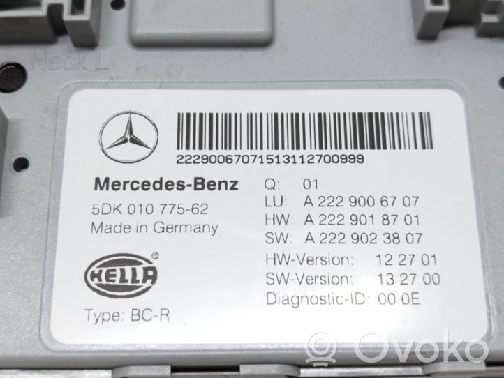 Mercedes-Benz S W222 Modulo comfort/convenienza A2229006707