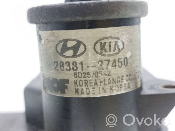 Hyundai Santa Fe Attuatore/motore della valvola del collettore di aspirazione 2838127450