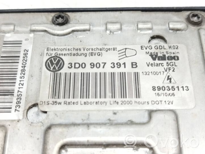 Volkswagen Touareg I Module de ballast de phare Xenon 3D0907391B