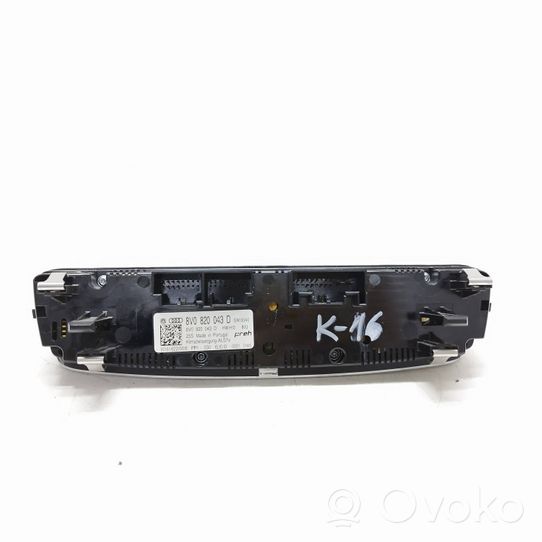 Audi A3 S3 8V Oro kondicionieriaus/ klimato/ pečiuko valdymo blokas (salone) 8V0820043D