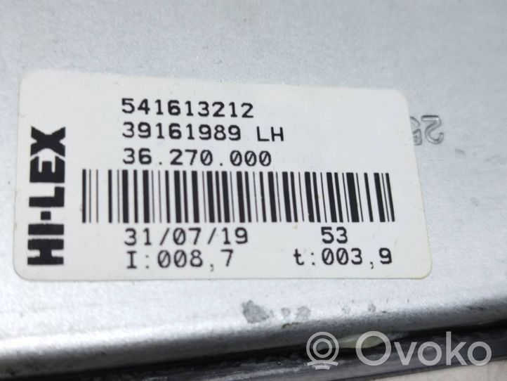 Opel Corsa E Mécanisme lève-vitre avant avec moteur 541613212