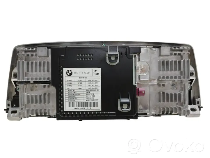 BMW 6 F12 F13 Monitor / wyświetlacz / ekran 9266383