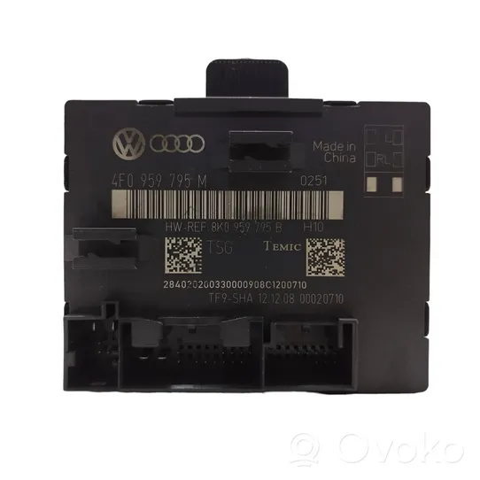 Audi A6 S6 C6 4F Durų elektronikos valdymo blokas 4F0959795M