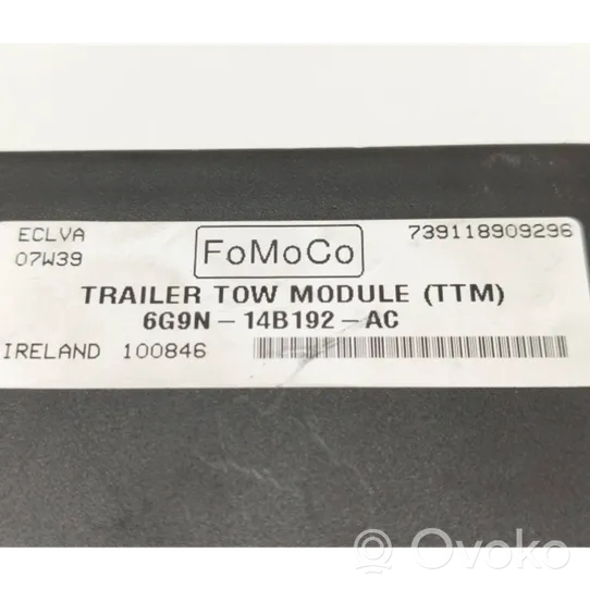 Ford Mondeo MK IV Tow bar trailer control unit/module 6G9N14B192AC