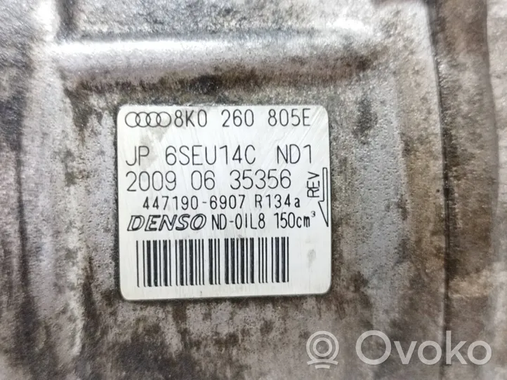 Audi Q5 SQ5 Ilmastointilaitteen kompressorin pumppu (A/C) 8K0260805E