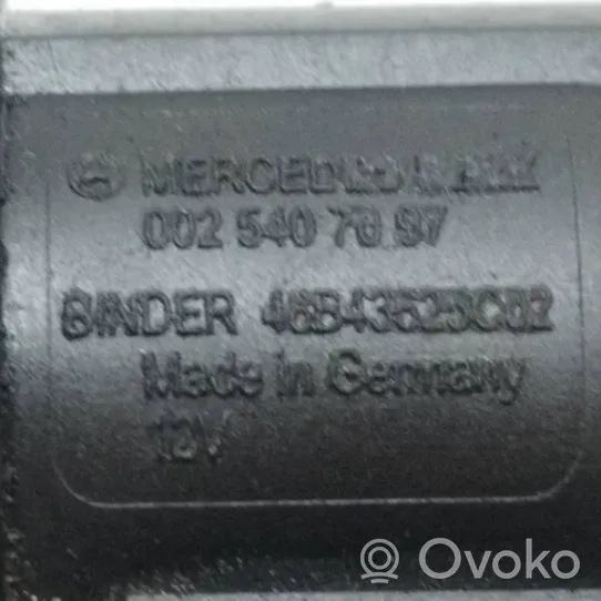 Mercedes-Benz CLS C218 X218 Zawór podciśnienia / Elektrozawór turbiny 0025407097